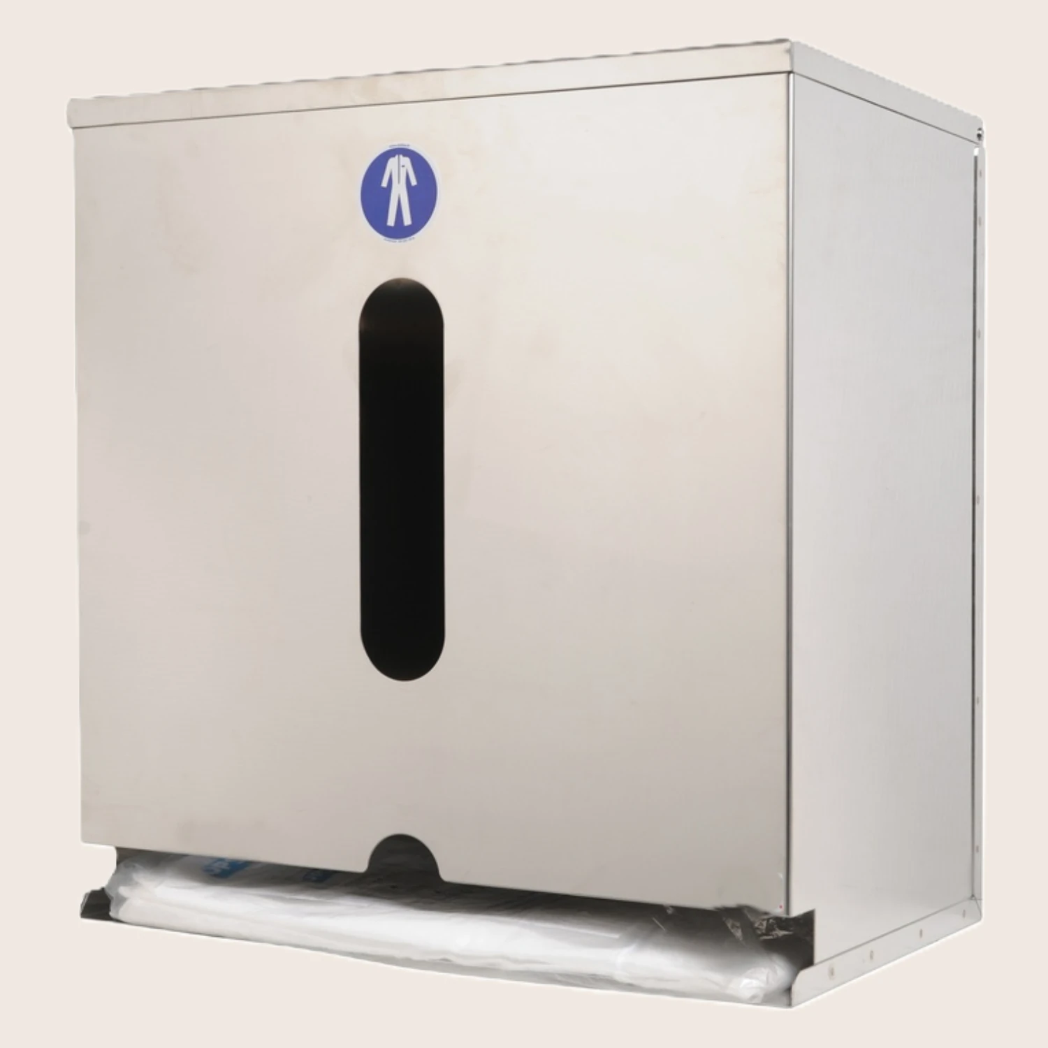 Distributeur inox pour blouses et combinaisons taille moyenne